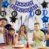 10th Birthday Decorations for Boys Girls Blue Birthday Decorations For Teenager Kids Party Supplies Including HAPPY BIRTHDAY Banner Balloons for Birthday Party Decor 10 Years Old Birthday Party