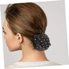 Beavorty 6Pcs Updo Hair Ring hair nets Hair Accessory Hair bun wraps womens hair accessories Bun net Hairnets for buns hair jewels for women hair bun cover net polyester bread Diamond