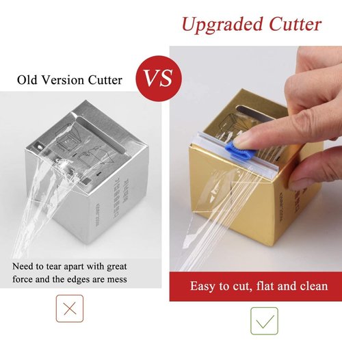 Hipifans Eyebrow Tattoo Plastic Wrap Roll, 3Pcs/Set Disposable Premium Preservative Film for Eyebrow Lamination, Microblading, Permanent Makeup Use with Cling Cover Tape