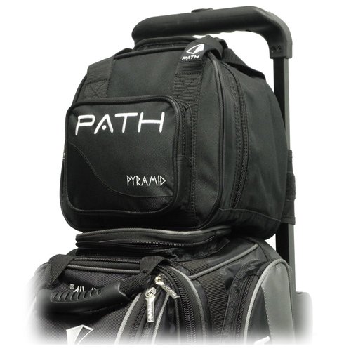 Pyramid Path Plus One Spare Tote Bowling Bag (Black/Black)