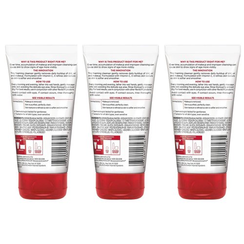 Loreal Revitalift Cream Cleanser 5oz (3 Pack)