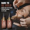 Viking Revolution Sandalwood Beard Oil for Men - Natural Mens Beard Oil with Argan Oil and Jojoba Oil - Beard Softener, Strengthens and Moisturizes - Beard Conditioner for Men (Sandalwood, 2 Pack)