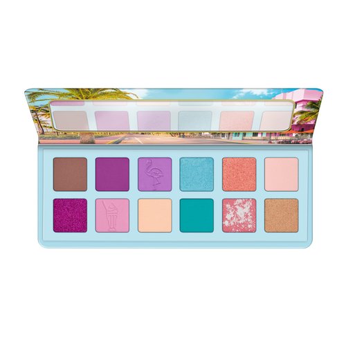 essence | Welcome to Miami Eyeshadow Palette | 12 Highly Pigmented, Matte & Metallic Shades | Vegan & Cruelty Free & Paraben Free