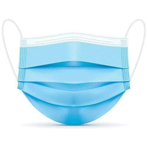 PURE GEM Premium Pack of 100 Children's Size Single Use Disposable Kids Face Mask, Boys and Girls, Soft on Skin, Bulk Pack 3-Ply Masks | Facial Cover with Elastic Earloops For Childcare, School