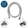 Camco 43713 RV Shower Head Kit with On/Off Switch and 60" Flexible Shower Hose (Chrome)