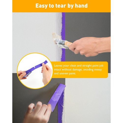 XEHAHOSH Upgrade Colored Masking Tape 0.65 in x 45 Ft x 3 Roll. Colored Tape Set. Suitable for DIY Supplies, Enhanced Viscosity, Easy to Tear, No Glue Left. Painters Tape, Drafting Tape, Artist Tape