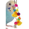 Bonka Bird Toys 1729 Tini Duck Colorful Plastic Ring Metal Cute Budgie Finch Parrotlet Cockatiel Quaker Conure Parakeet Dove Canary Lory