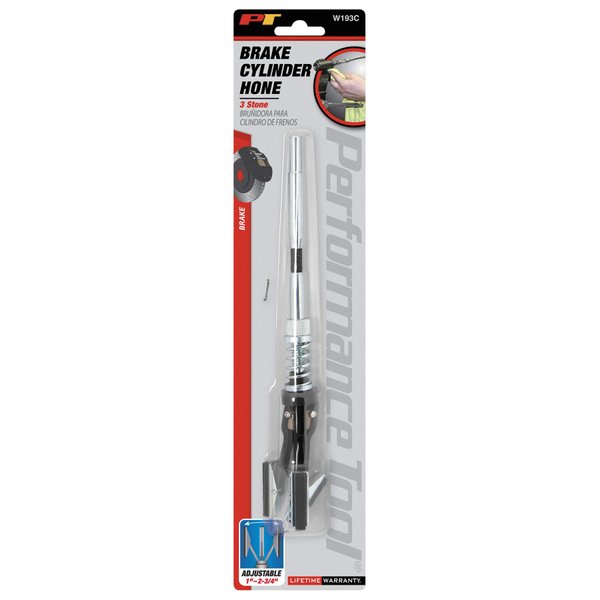 Performance Tool W193C Professional Brake Cylinder Hone 3/4-Inch to 2 3/4-Inch