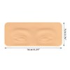 Healvian Silicone Eyebrow Tattoo Practice Skin 2Pcs Microblading Fake Makeup Skin Sheets Eyebrow Model Eyeliner Tattoos Latex Skin for Beginners