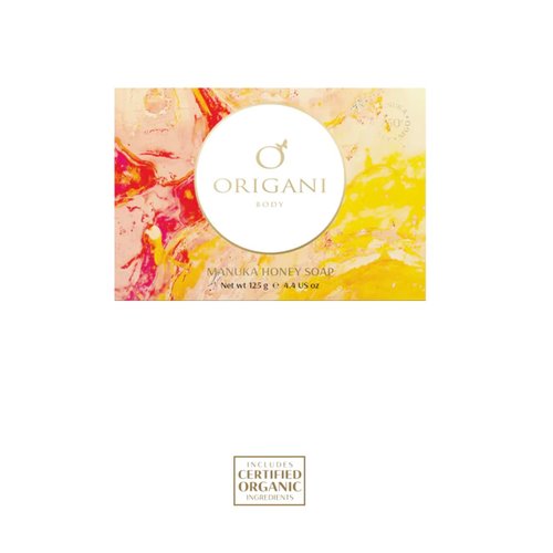 ORIGANI Manuka Honey Soap Bar for Women - Natural, Botanical, Australian Made (125g)