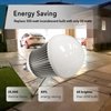 High-Lumen A-Shaped LED Light Bulb, 5,000 Lumens, 50W, Easy to Install - Ideal for Garage, Workshop, Basement (E26 Base)