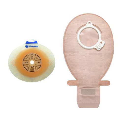 Ostomy Pouch SenSura Two-Piece System 8-1/2" Length, Maxi 2-1/4" Stoma Opening Closed End (#10166, Sold Per Box)