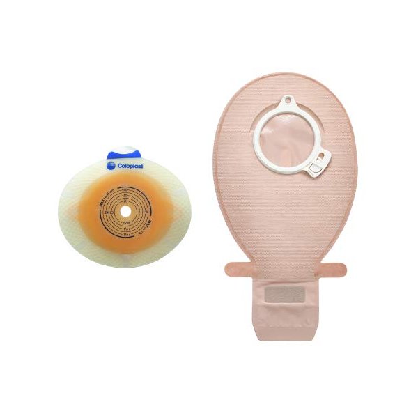 Ostomy Pouch SenSura Two-Piece System 8-1/2" Length, Maxi 2-1/4" Stoma Opening Closed End (#10166, Sold Per Box)