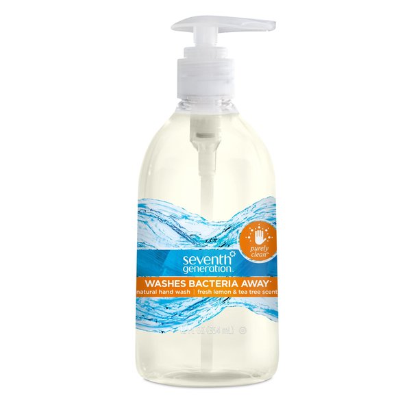 Seventh Generation Hand Wash, Purely Clean, Fresh Lemon & Tea Tree Scent, 12oz