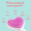 Gentle Detangling Hair Brush Set for Girls (WHITE HEART)