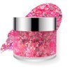 Neon Pink - Holographic Body Glitter Gel for Body, Face, Hair - Vegan & Cruelty Free - Electric Bliss Beauty (Neon Pink)