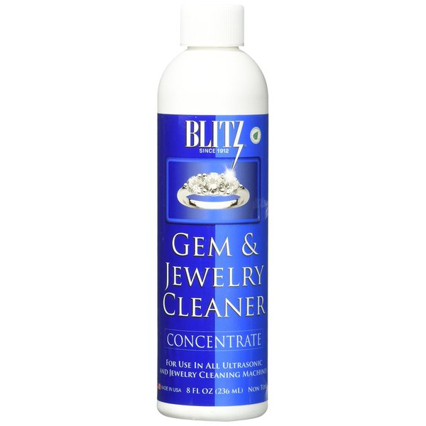Blitz Gem & Jewelry Cleaner Concentrate (8 Oz) (1-Pack), 8 Fl Oz (Pack of 1)