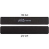 10pcs - PANA Jumbo Double-Sided Emery Nail File for Manicure, Pedicure, Natural, and Acrylic Nails - Black (Grit 180/240)