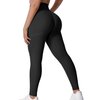 YEOREO Workout Leggings for Women Butt Lifting Tummy Control High Waist Gym Yoga Compression Pants Black XXL