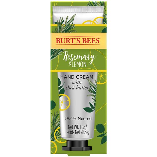 Burts Bees Rosemary & Lemon Hand Cream with Shea Butter, 1 Oz (Package May Vary)