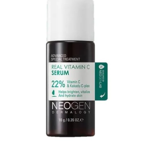 Korean Beauty Vitamin C Serum for Face - Brightening, Revitalizing Serum with 22% Pure Ascorbic Acid, Ferulic Acid, Zinc & Niacinamide - Vegan Korean Skin Care (1 Trial Size - .35 fl oz)