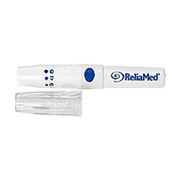 Reliamed Pen-style Mini Universal Lancing Device with Adjustable Depth and Alternate Site