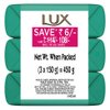 Lux Fresh Splash Cooling Mint & Sea Minerals Soap Bar, 3x100g