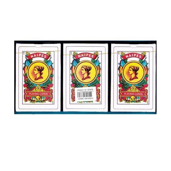 3 Decks Spanish Playing Cards Baraja Espanola 50 Cards Naipes Tarot New Sealed