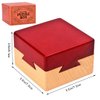 Blovec Impossible Dovetail Box Wooden Puzzle 3D Brain Teaser Magic Drawers Secret Compartment Jewelery Box
