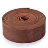 Leather Strap 1 Inches Wide Flat Leather Straps for Crafts, Full Grain Leather Strips for Crafts, Tooling, Belt, Garden Tools (2mm Thick 72 Inches Long Dark Brown)