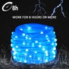JMEXSUSS 120 LED Solar Rope Lights,39.4ft 8 Modes Solar Rope Lights Outdoor Waterproof, Outdoor Solar Fairy Lights for Garden,Fence,Patio,Pool,Deck,Halloween(Blue)