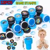 60Pcs Video Game Party Favors Gamer Birthday Party Supplies for Kids Non Woven Bags Silicone Bracelet Stamper Keychain Glow Sticker Game on Gift Goodie Treat Bag Fillers Boy Gaming Party Favors