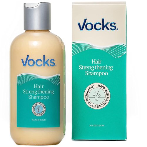 VOCKS Shampoo for Thinning Hair and Hair Loss - Anti-Hair Loss Shampoo for Men and Women - DHT Blocker Shampoo - Headed by Science - Includes Biotin, Caffeine, Keratin, Castor, Rosemary, B5, and More Powerful Ingredients - For All Hair Types - 8.5 oz