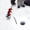 4pcs Rubber Guard Strap,Power Blade Protectors,Ice Auger Blade Protectors for Power & Hand Winter Ice Fishing (4pcs)
