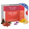 TRAVELSANA Long-Haul Circulation | Reduce Swollen Legs, Ankles, Feet | Relieve Leg Discomfort from Long Flights | Travel Essentials | Pycnogenol 100 mg & Ginger Root Extract | 30 Servings (Vegan Caps)