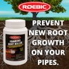 Roebic FRK-1LB Foaming Root Killer: Clear Pipes, Stop New Growth, Safe for All Plumbing - 1lb, White, Granules