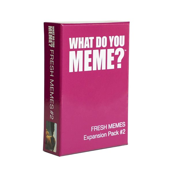 WHAT DO YOU MEME? Fresh Memes #2 Expansion Pack - Adult Card Games for Game Night from