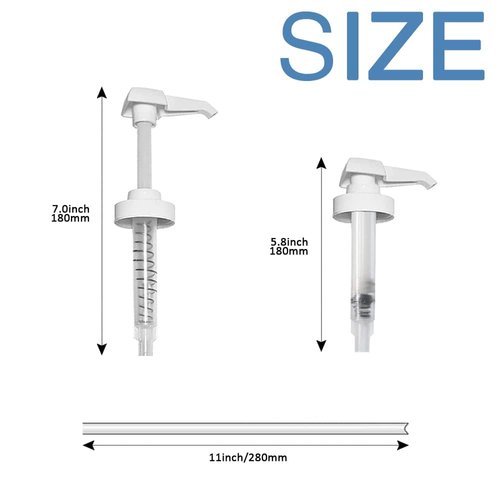 4 Pack Gallon Jug Pump Dispenser 38-400 White Pump for Gallon Jug Dispensing - 7cc Lotion Gallon Shampoo Pump Top Replacement, Fits 1 Gallon Bottle 64oz 128oz Hand Sanitizer Containers, Free Labels