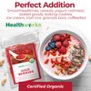 Healthworks Raw Goji Berries (8 Ounces) | Certified Organic & Sun-Dried | Keto, Vegan & Non-GMO | Baking, Teas & Smoothies | Antioxidant Superfood