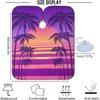 visesunny Barber Cape Tropical Sea Sunset Polyester Hair Cutting Salon Cape Apron Anti-Static Haircut Water-Resistant Shaving Cloth Beard Shaving Bib Hairdressing Cape