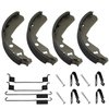 Front Brake Shoes Springs Pins for Kawasaki Mule 600 610 SX KAF400 2005-2022