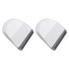 LINGSEE New Replacement Trimmer Blades for Professional Peanut Snap On Clipper/Trimmer Blade #2068-300 Compatible with Wahl Peanuts Hair Clipper (White, 2-pack)