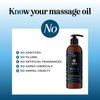 Sore Muscle Massage Oil for Body - Relaxing Massage Oil for Massage Therapy with Lavender and Rosemary Oils for Muscle Relief - Gentle Warming Massage Oil for Sore Muscles for Pro or Home Use (8oz)