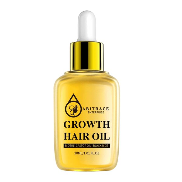 Abitrace Enterprise Natural Fast Growth Strengthening Repair Treatment Hair Regrowth Serum with Rosemary Organic Essential Oils and Biotin