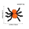 4Pcs Halloween Hair Clips Spider Hair Claw Clips Orange Purple Hair Accessories for Women Halloween Spider Hair Clip Cute Metal Decorative Hair Clips for Thick Thin Hair Styling Accessories