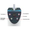 CNCEST Mobile Digital Display Teeth Bleaching Whitening Machine Touch Screen Professional Bleaching Accelerator LED Light Lamp MD666