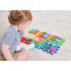 Kidoozie Grow-with-Me Shape Sorter, 2-in-1 Playmat and Cube with 20 Sorting Shapes for Toddlers 18M+