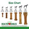 Nylabone Healthy Edibles Natural Puppy Chews Long Lasting Lamb & Apple Flavor Treats for Puppies, X-Large/Souper (1 Count)