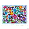 Flower Garden Sticker Scene - 12 Backgrounds and 12 Sticker Sheets - Spring Classroom Activities