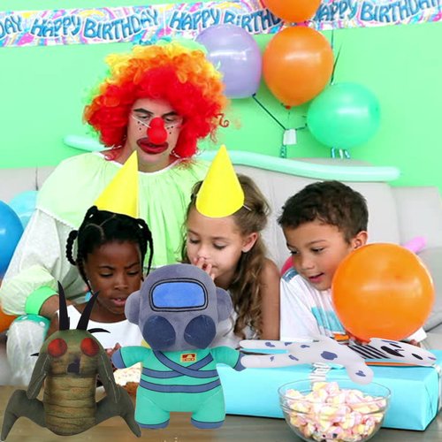 Lethal Company Employee Plush, 8 Inches Lethal Company Loot Bug Plush, Lethal Company Coil Head Plushies Toy, Stuffed Animal Plush Doll, Cute Plush Dolls for Kids (Green Insect)